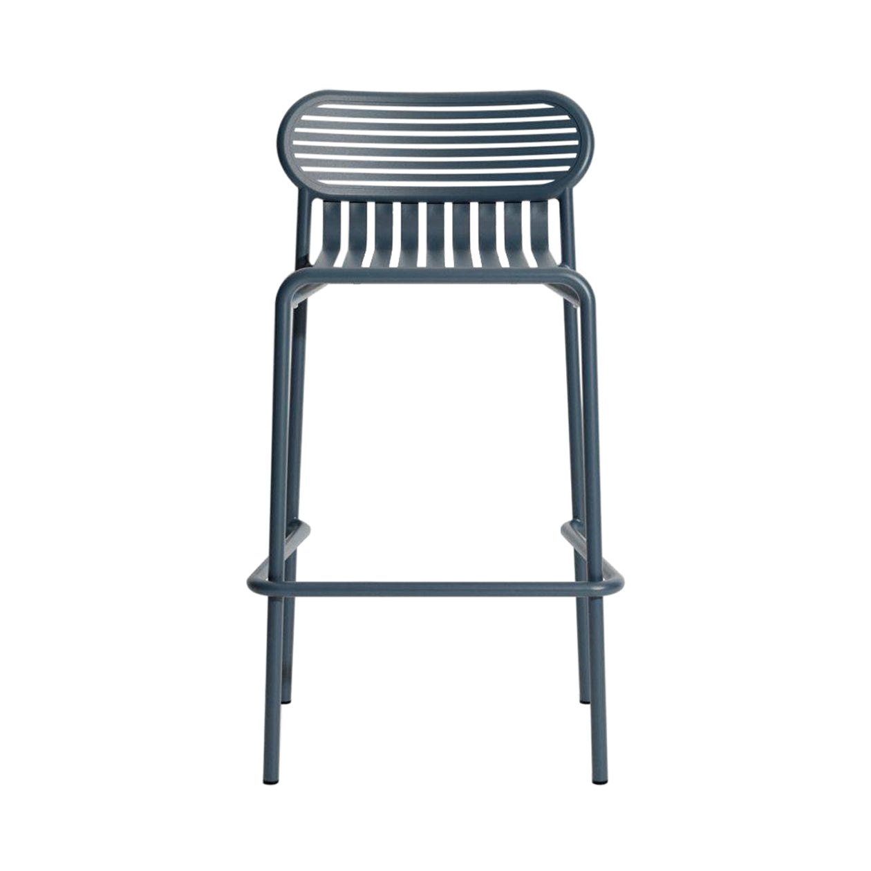 Week-End Stacking Bar Stool: Grey Blue