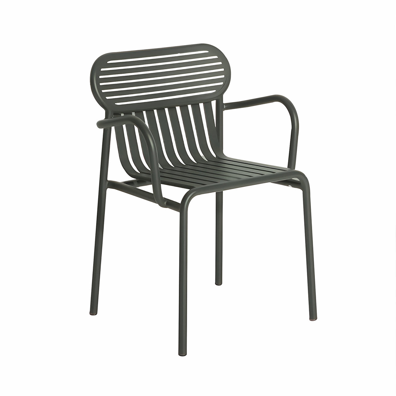 Week-End Stacking Armchair: Set of 2 + Glass Green