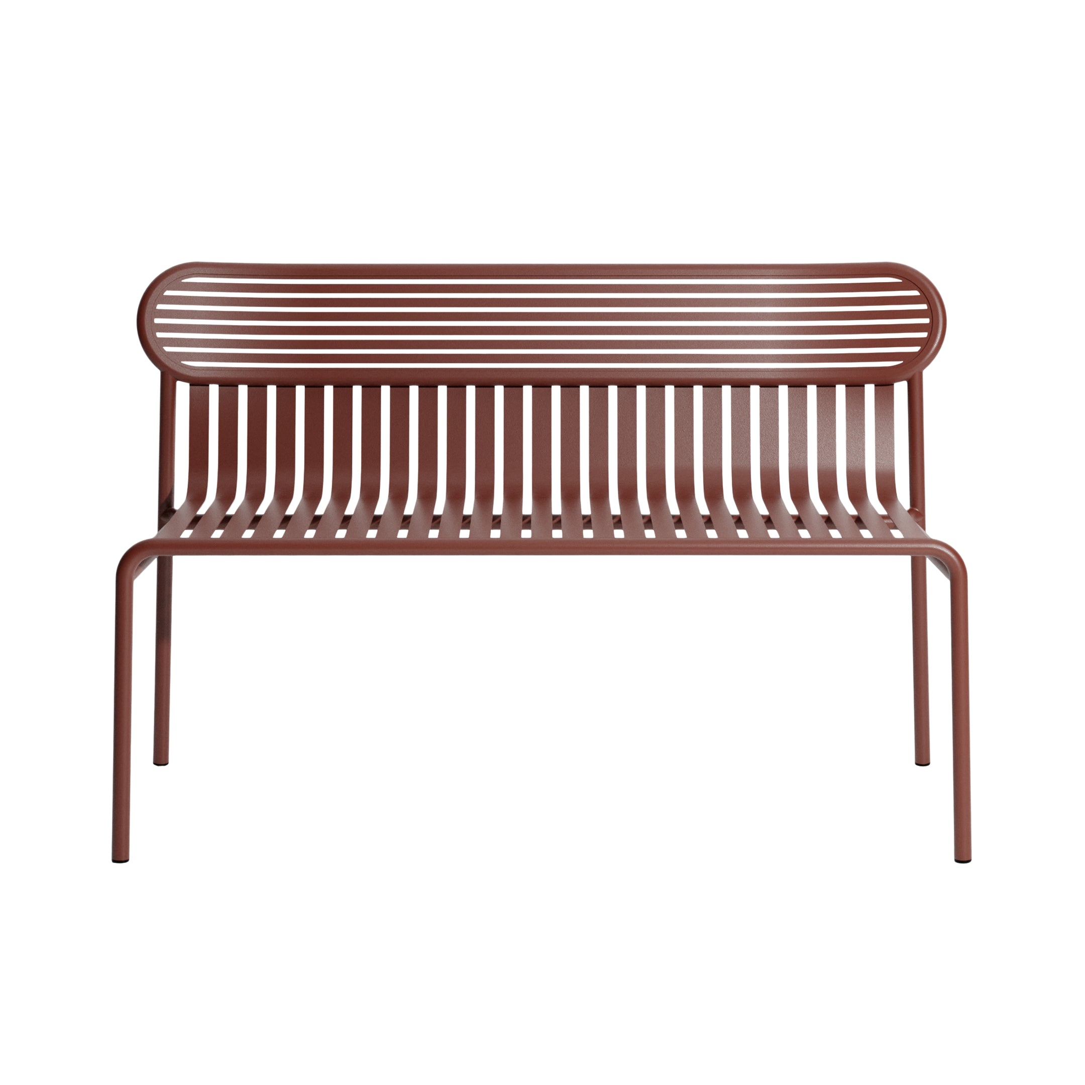 Week-End Garden Stacking Bench: Red Brown