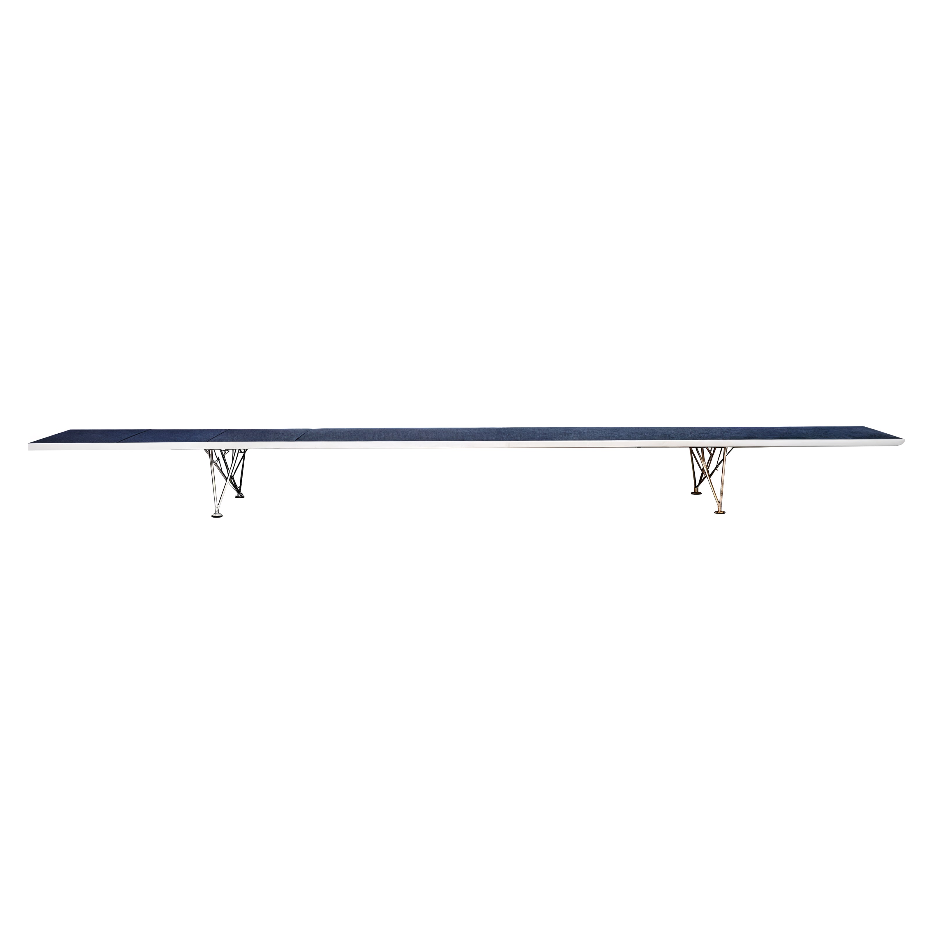 Wing Bench: Upholstered