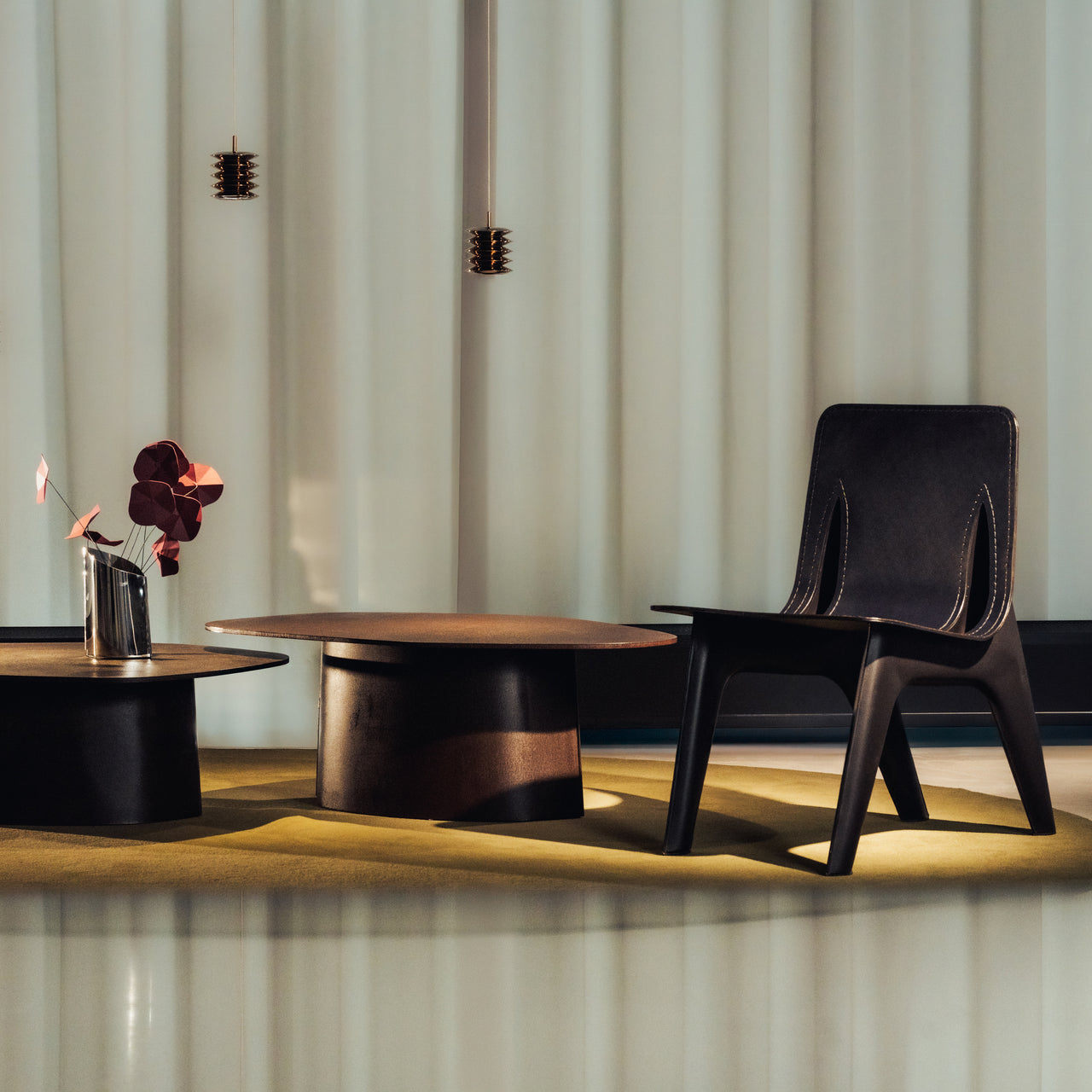 J-Chair Lounge: Leather Seat