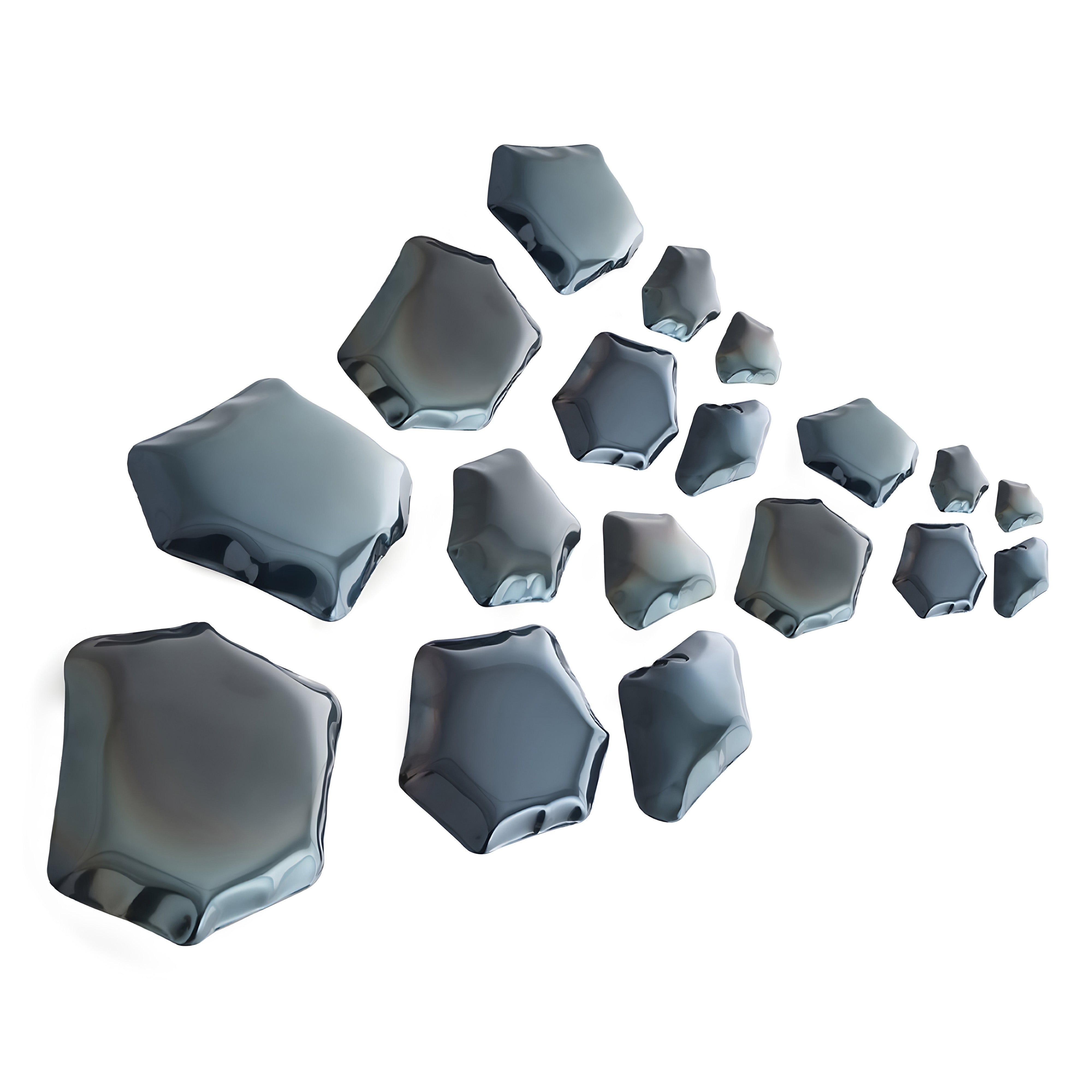 Kamyki Wall Hanger: 18 + Cosmic Blue