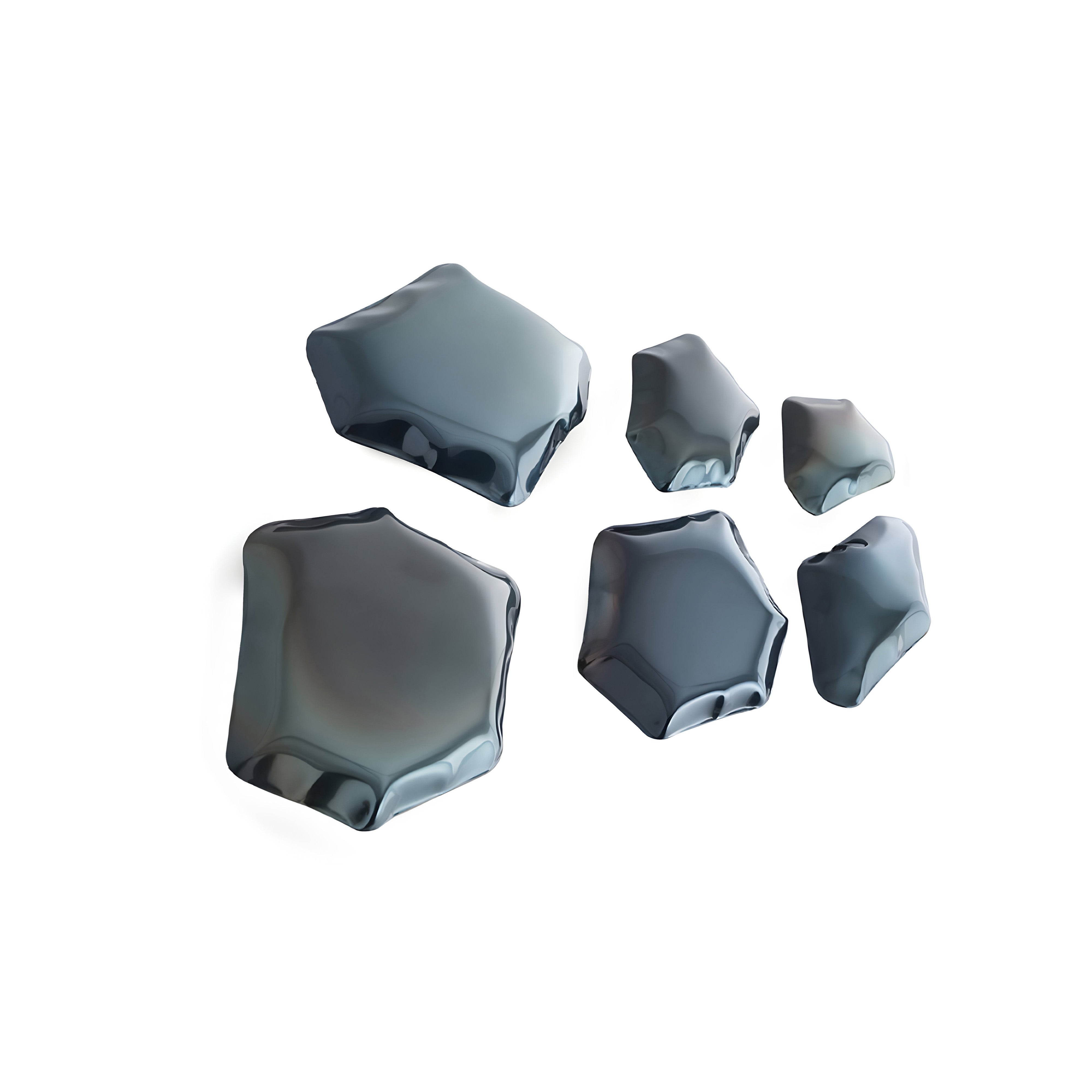 Kamyki Wall Hanger: 6 + Cosmic Blue