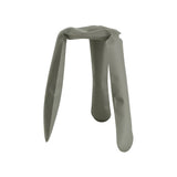 Plopp Kitchen Stool: Moss Grey Matt Steel
