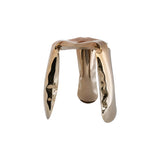 Plopp Mini Stool: Flamed Gold