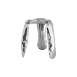 Plopp Mini Stool: Inox Polished