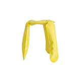 Plopp Mini Stool: Yellow Glossy Steel
