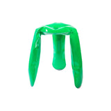 Plopp Standard Stool: Neon Green Aluminum