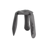 Plopp Standard Stool: Umbra Grey Matt Steel