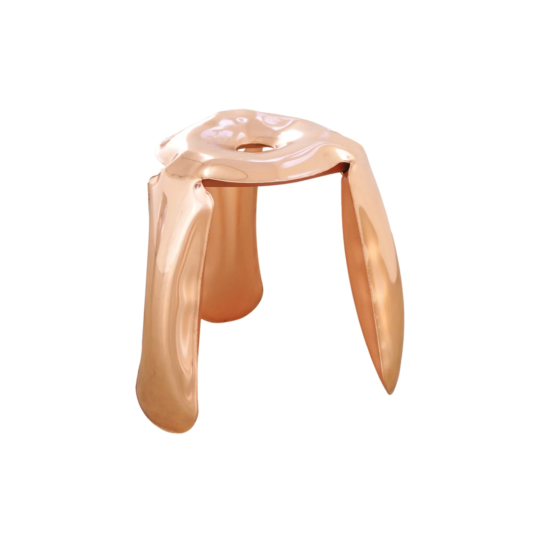 Plopp Standard Stool: Copper Polished