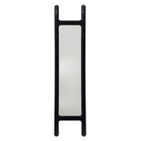 Drab Mirror: Black Glossy Steel