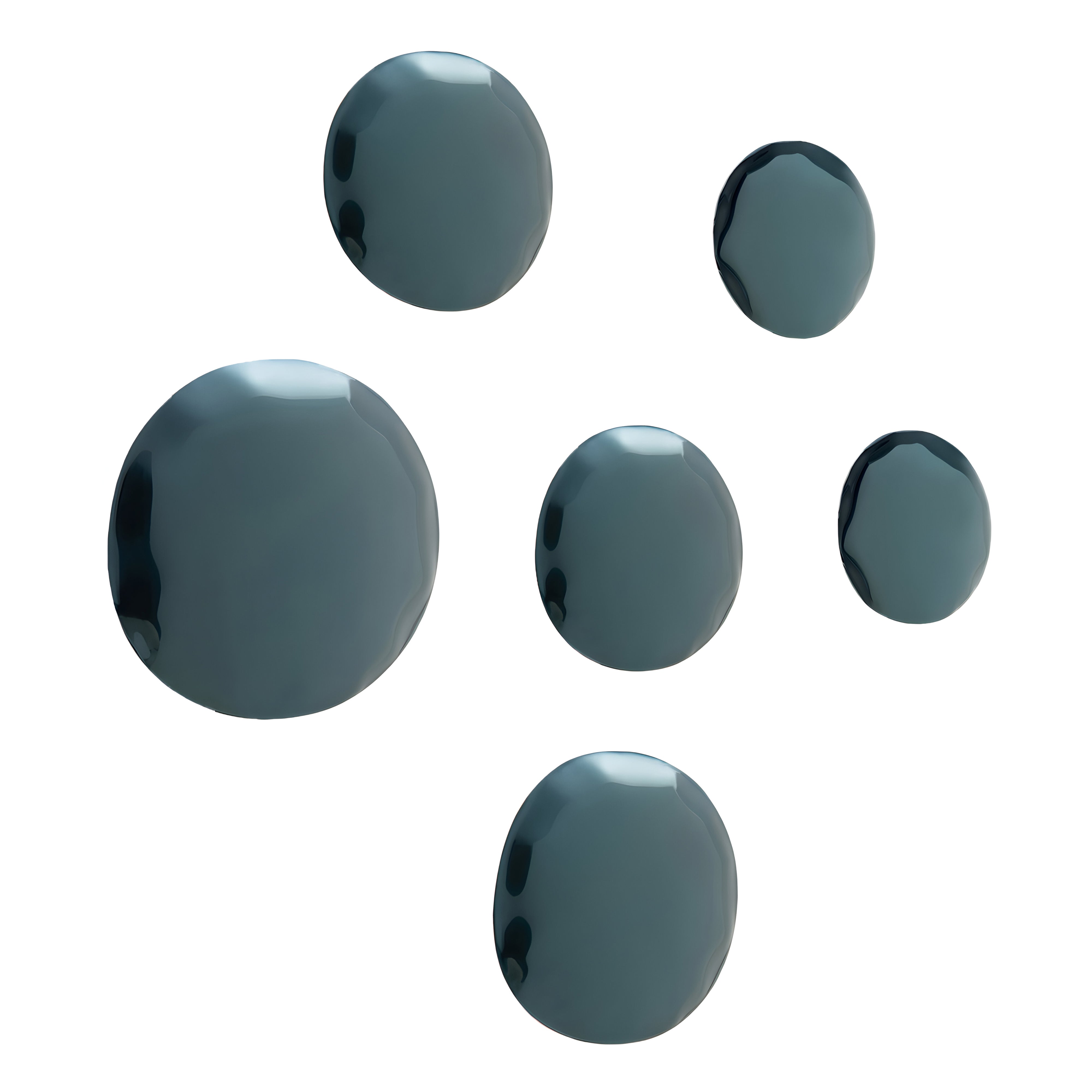 Pin Wall Hanger: Set + 6 + Cosmic Blue