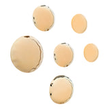 Pin Wall Hanger: Set + 6 + Flamed Gold