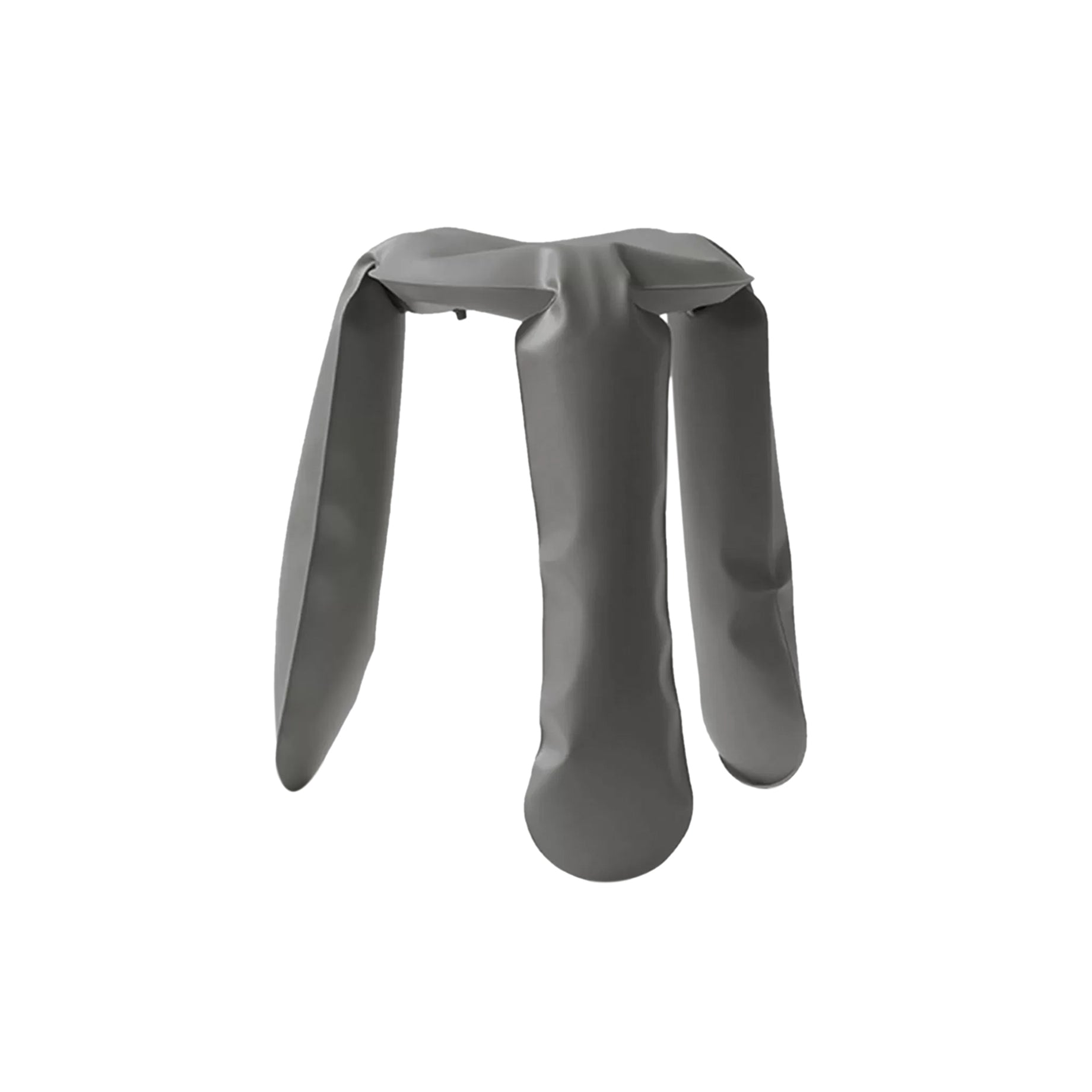 Plopp Standard Stool: Umbra Grey Matt Aluminum
