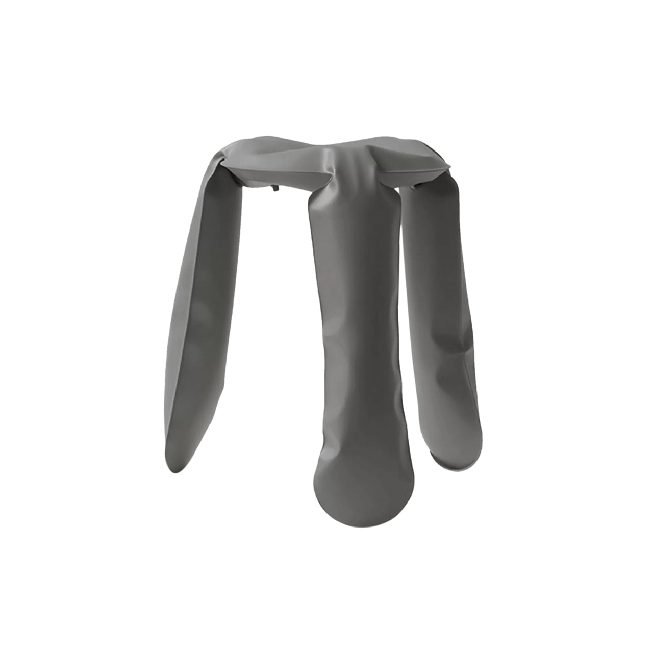 Plopp Standard Stool: Umbra Grey Matt Aluminum