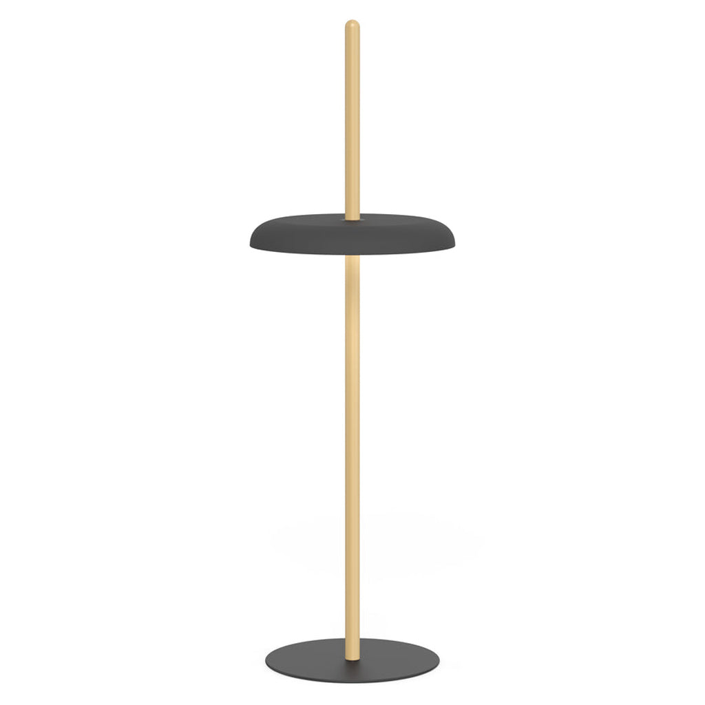 Nivél Portable Floor Lamp: Oak + Black