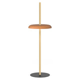Nivél Portable Floor Lamp: Oak + Terracotta