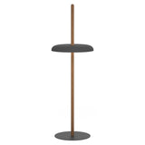 Nivél Portable Floor Lamp: Walnut + Black