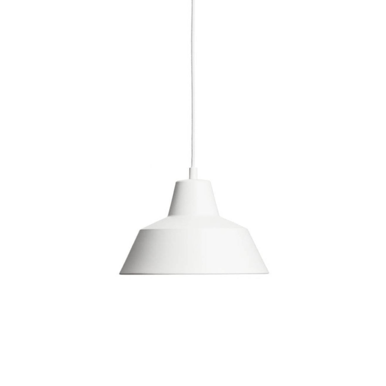 Workshop Pendant Lamp W2: Matte White