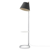 Lana Magnetic Floor Lamp: Charcoal + Chrome