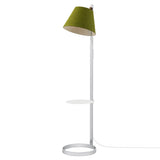 Lana Magnetic Floor Lamp: Moss + Chrome