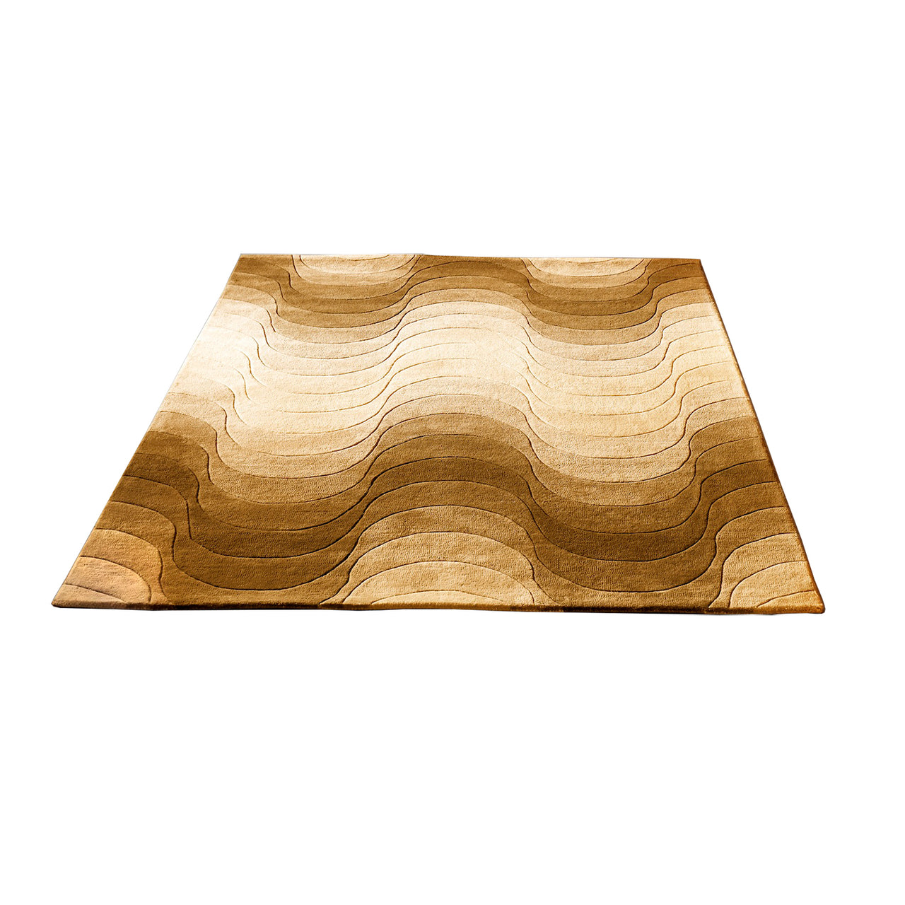 Wave Rug: Yellow