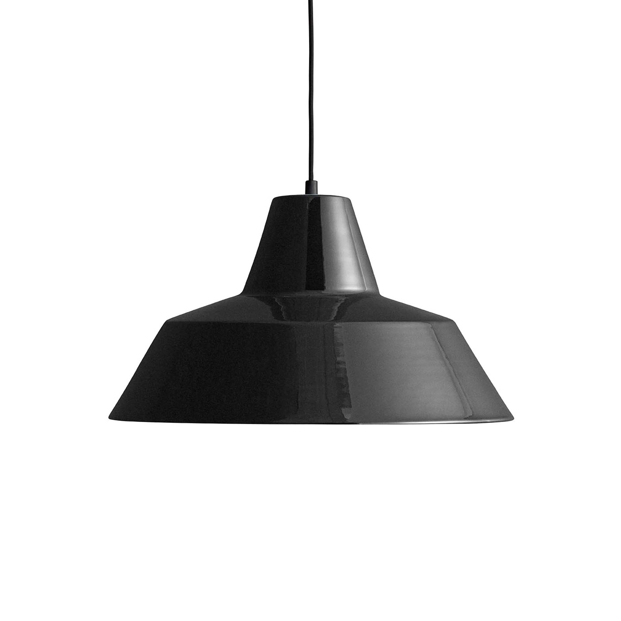 Workshop Pendant Lamp W5: Shiny Black
