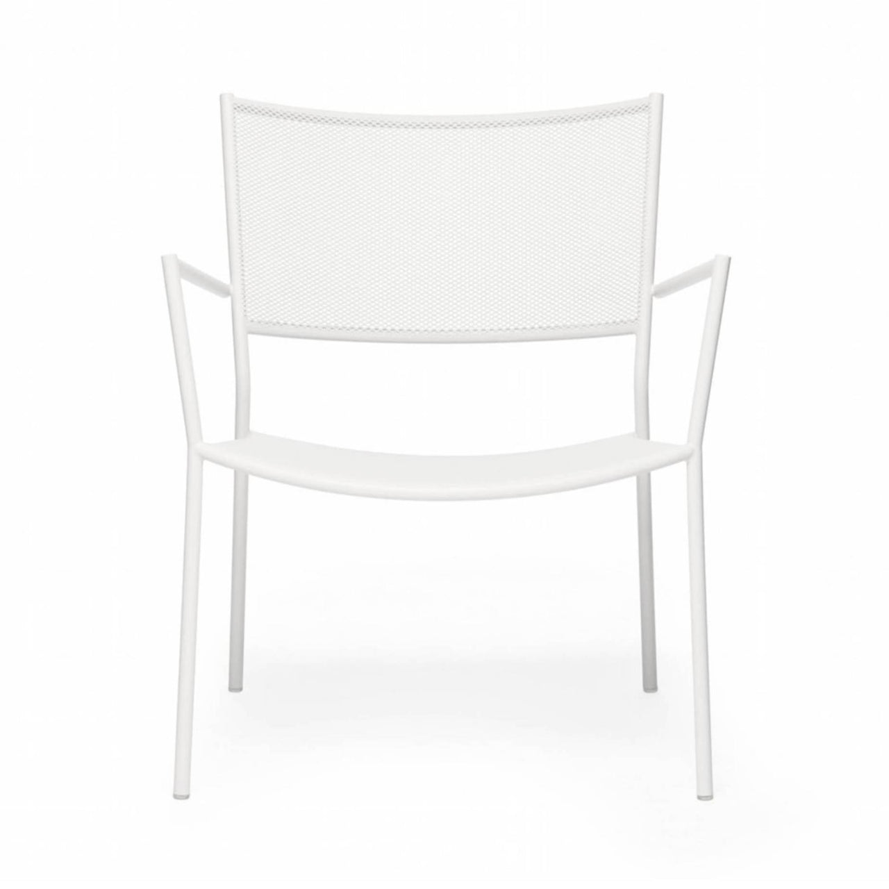 Jig Mesh Easy Chair: White
