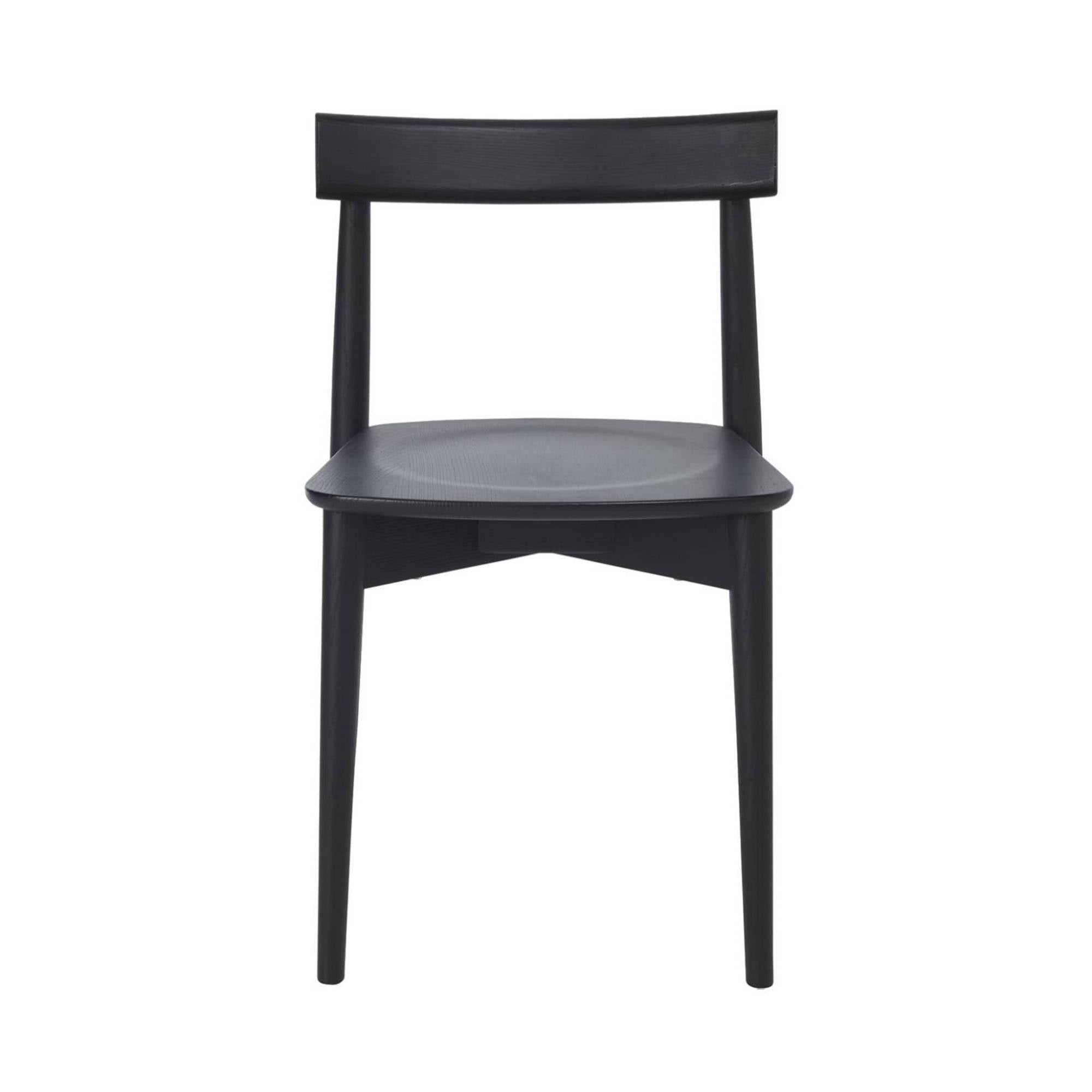 Lara Chair: Stacking + Stained Black