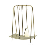 Port Fireplace Tools: Brass