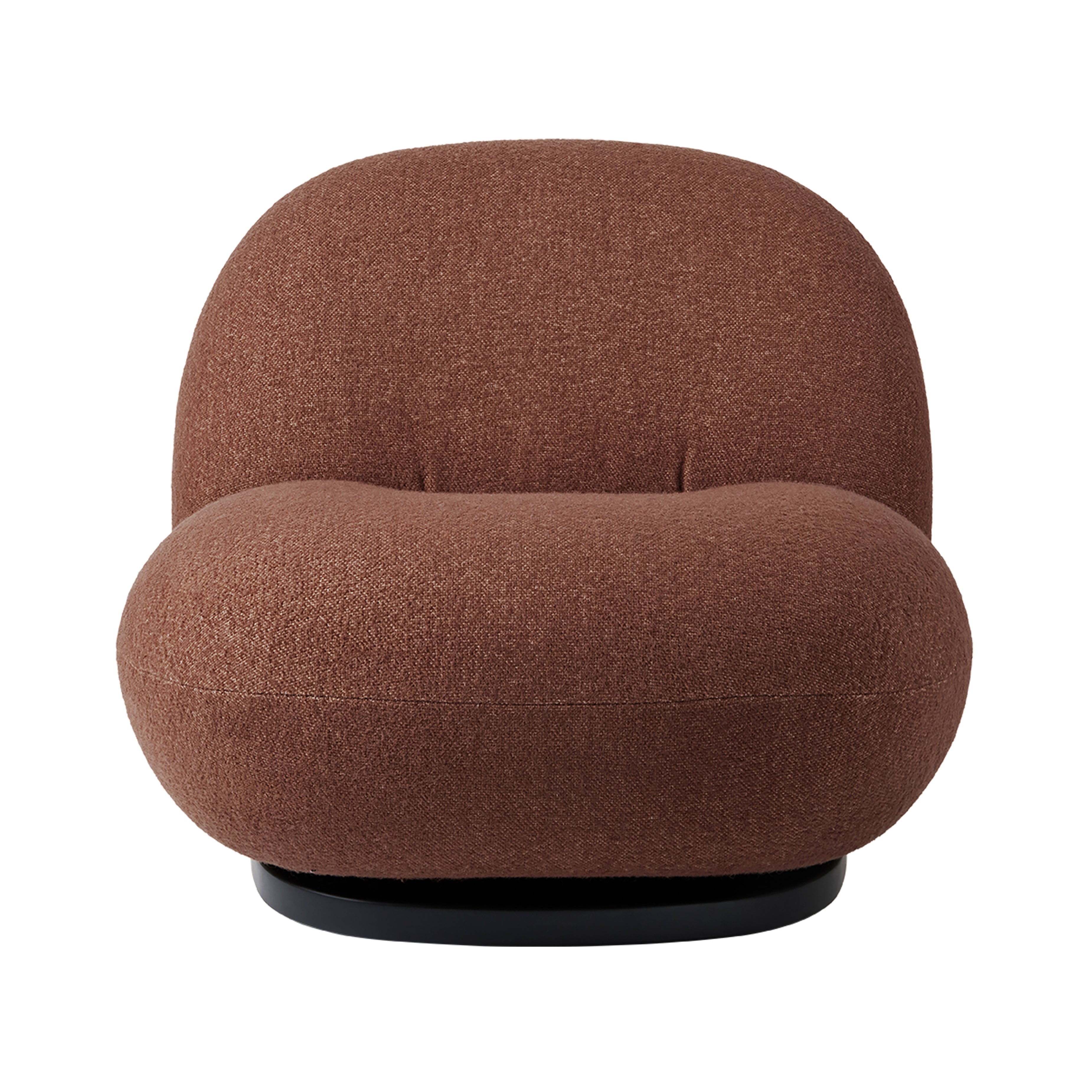 Pacha Lounge Chair: Black Semi Matt