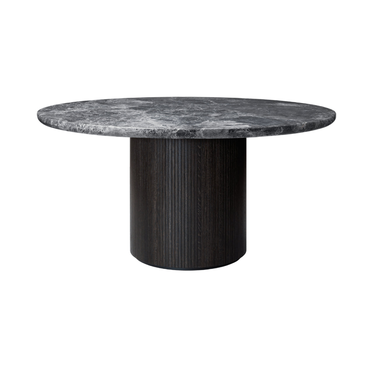 Moon Round Dining Table: Marble Top + Large - 59.1