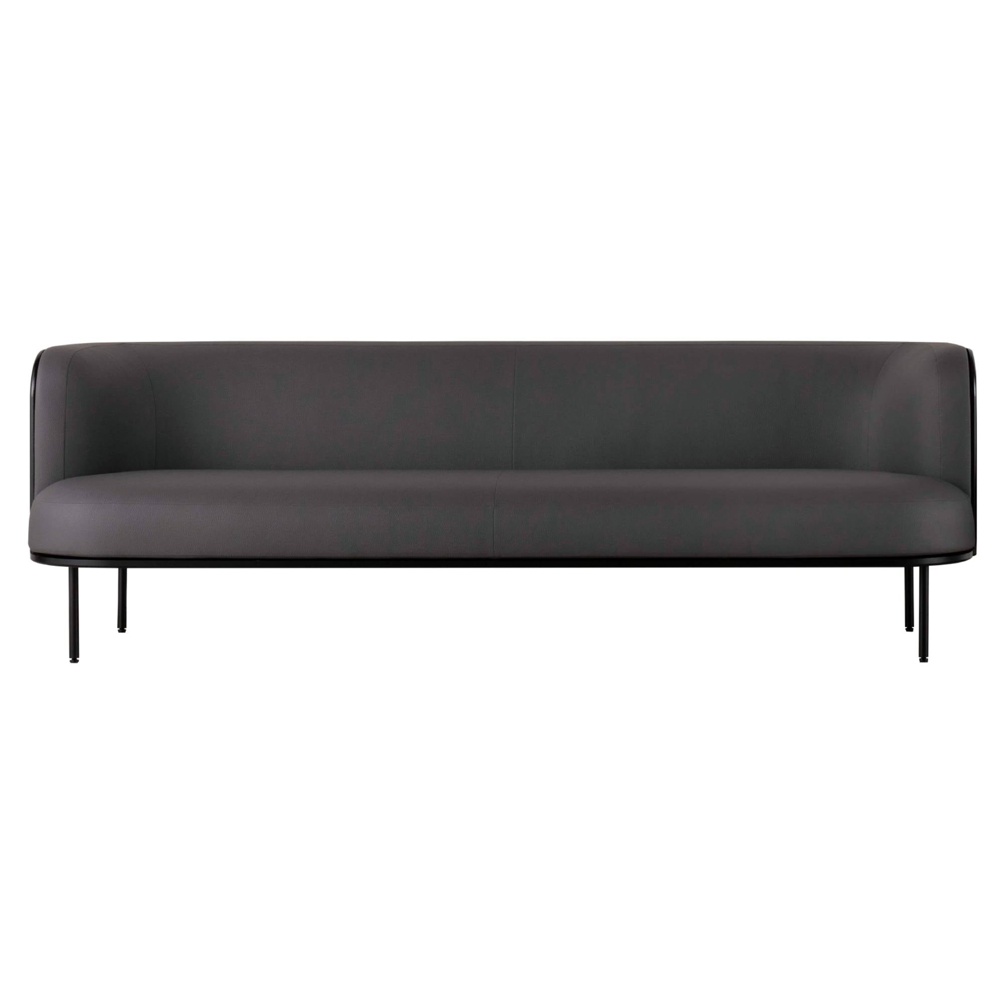 Spica Sofa: 3 + Black