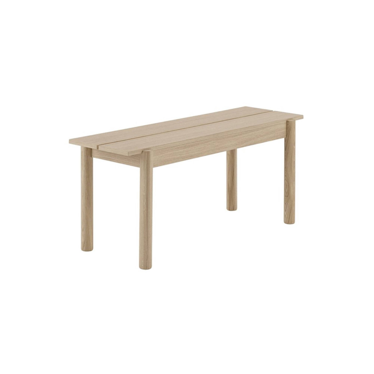 Linear Wood Bench: Small - 43.3