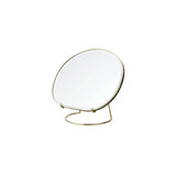 Pond Table Mirror: Brass
