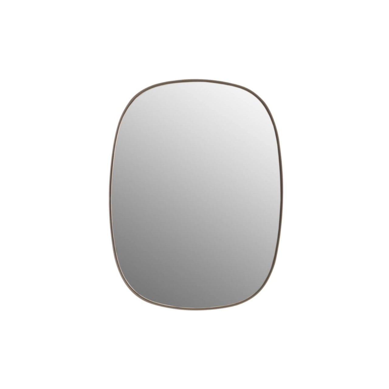 Muuto - Small Framed Mirror - Grey/Clear