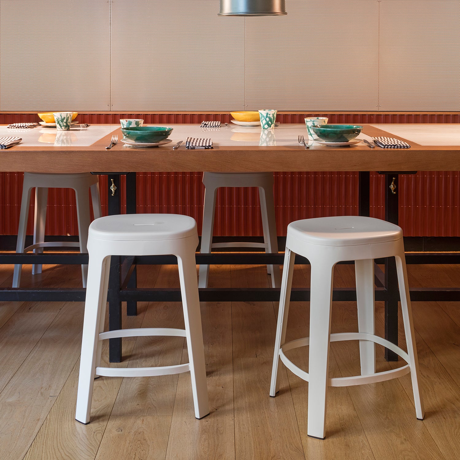 Ombra Bar + Counter Stool: Stacking
