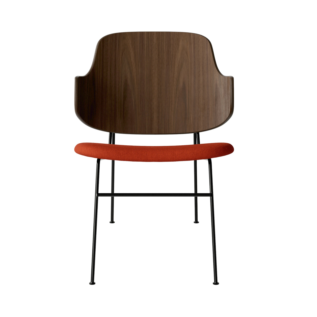 The Penguin Lounge Chair: Upholstered + Walnut + Hallingdal 65 600