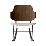 The Penguin Rocking Chair: Upholstered + Walnut + Hallingdal 65 110