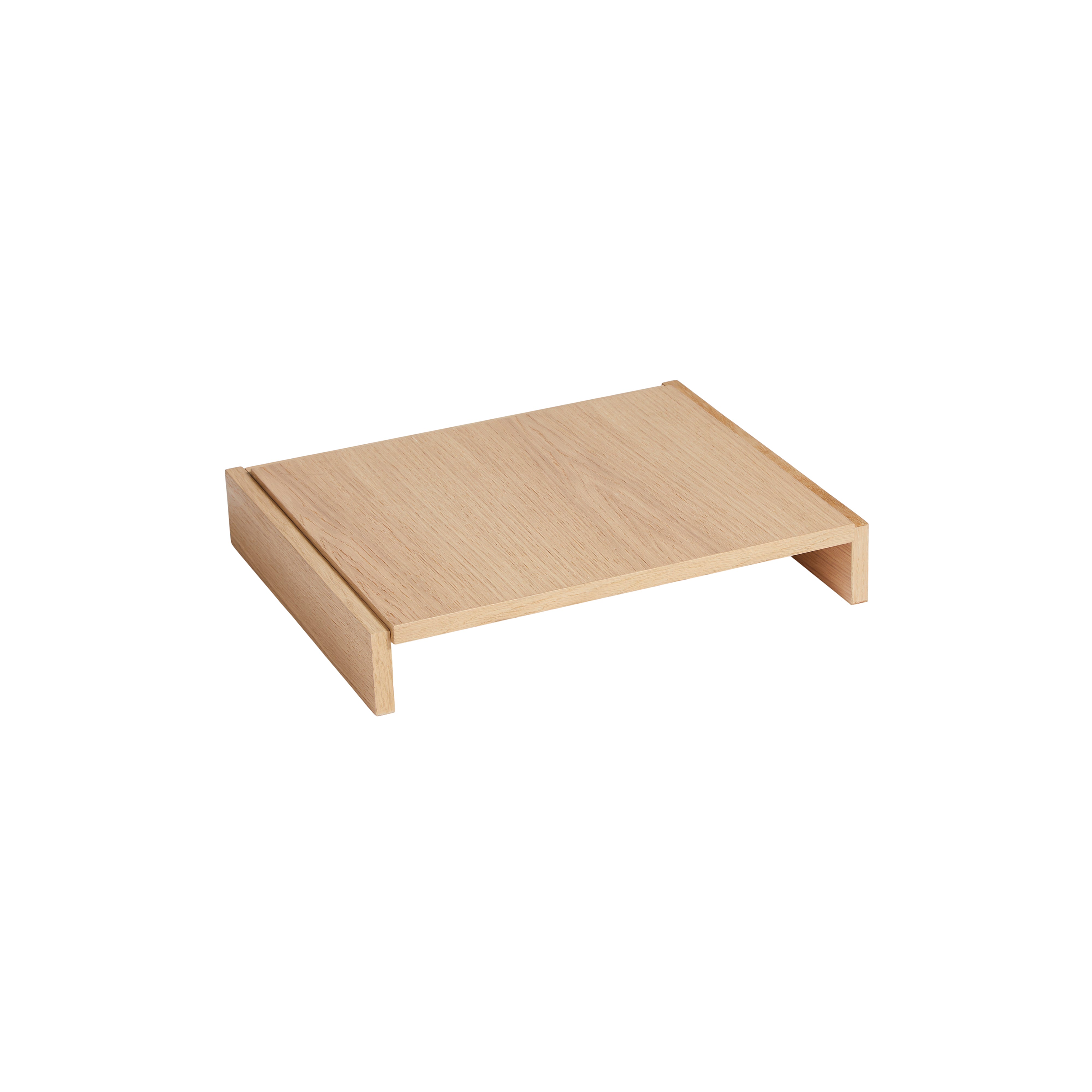 Bricks Cube: Accessories + Floor Base + White Pigmented Oak