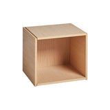 Bricks Cube: Without Door + White Pigmented Oak