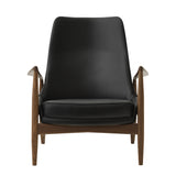 The Seal Lounge Chair: High + Walnut + Dakar 0842