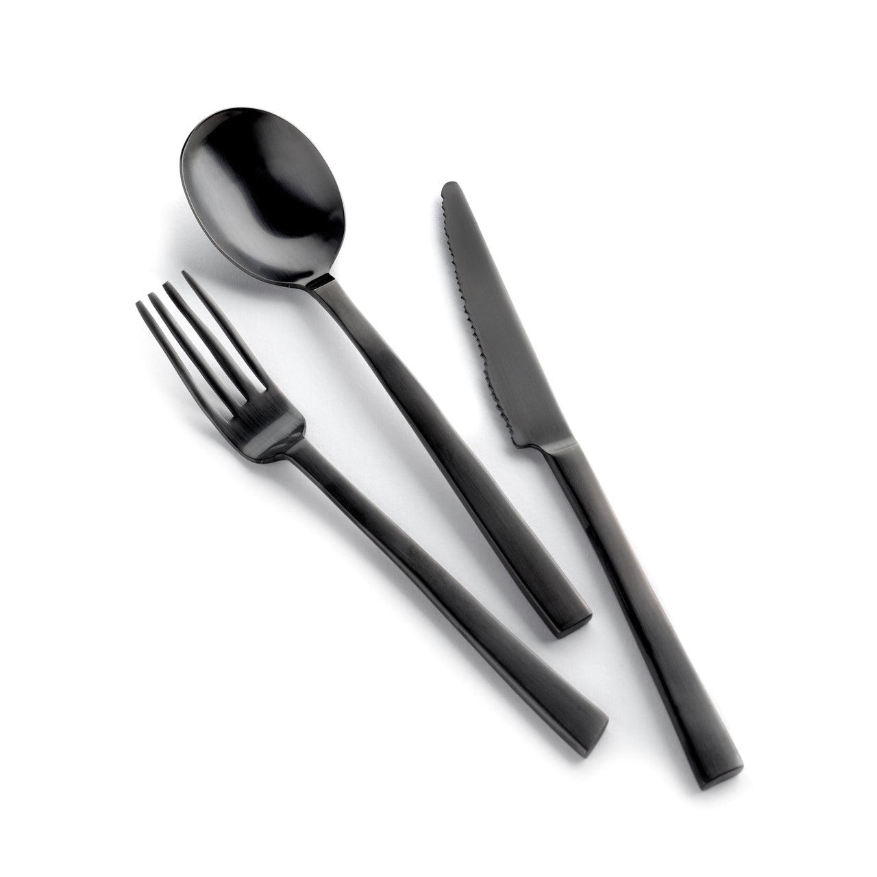 Maarten Baas Flatware: Gift Box 16 Pcs + Black Brushed