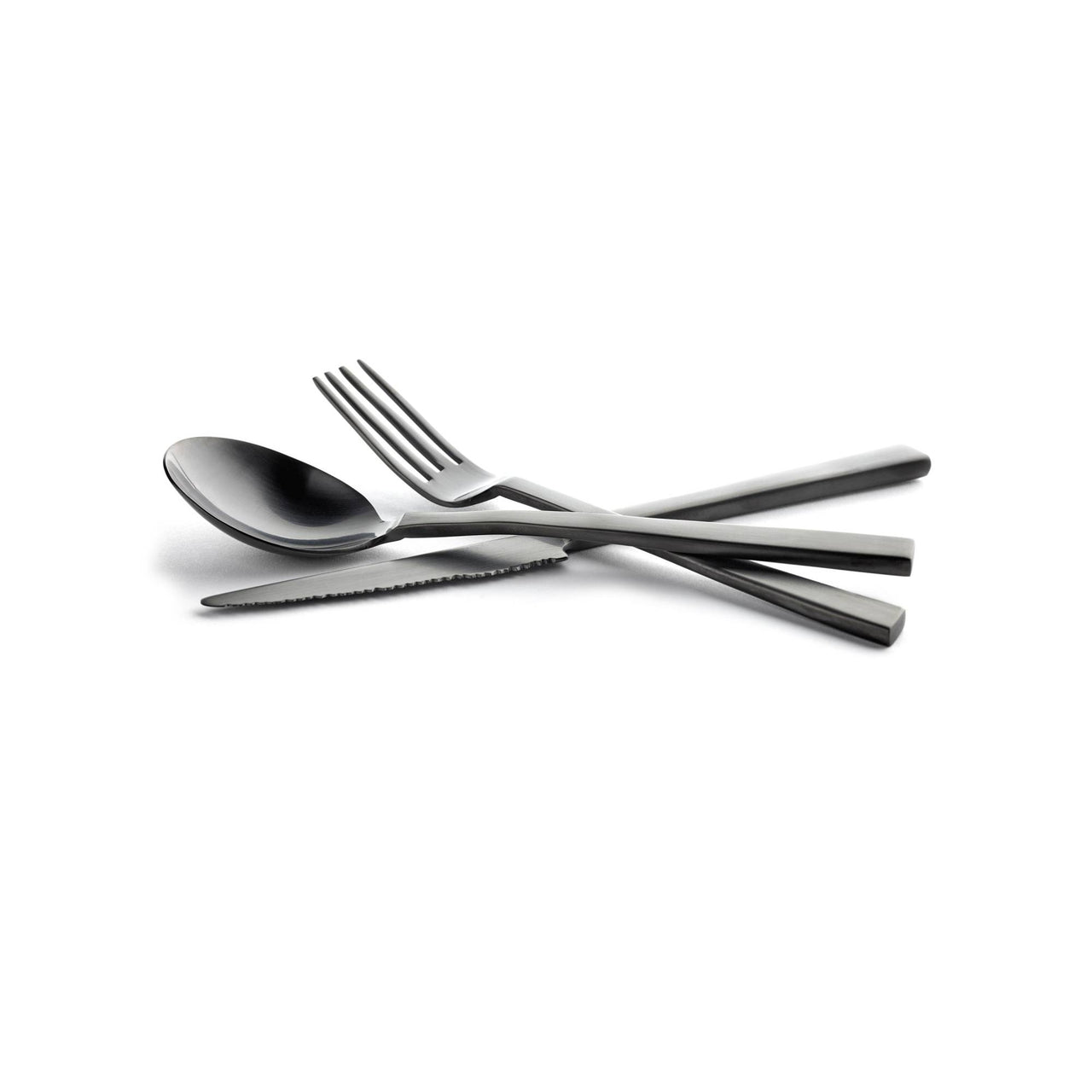 Maarten Baas Flatware: Gift Box 16 Pcs Black Brushed