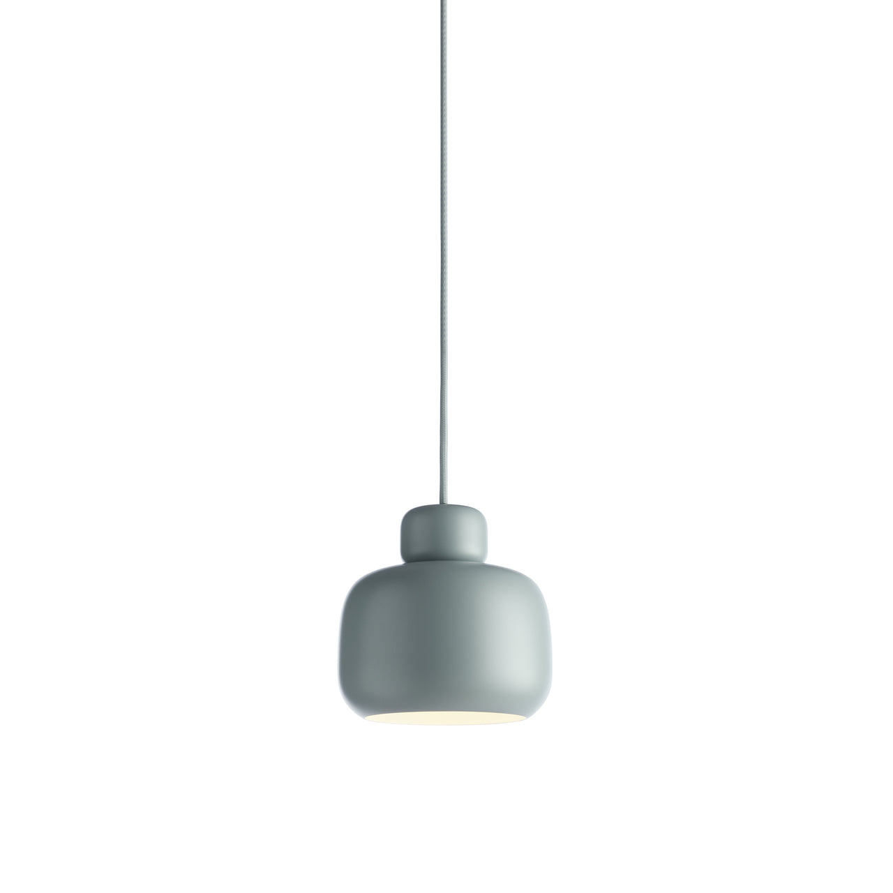 Stone Small Pendant Light: Mint