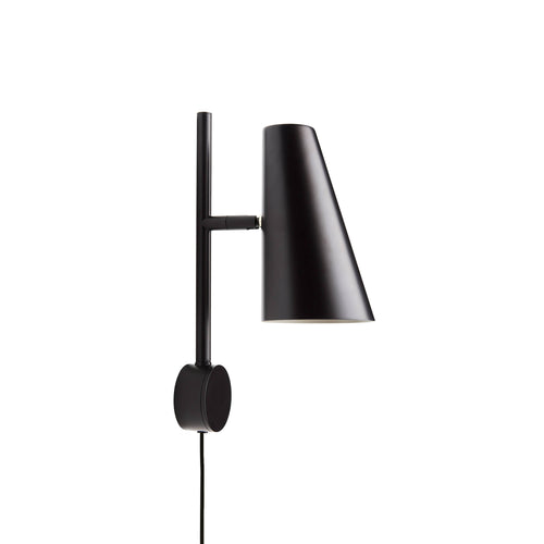 Cono Wall Lamp: Black