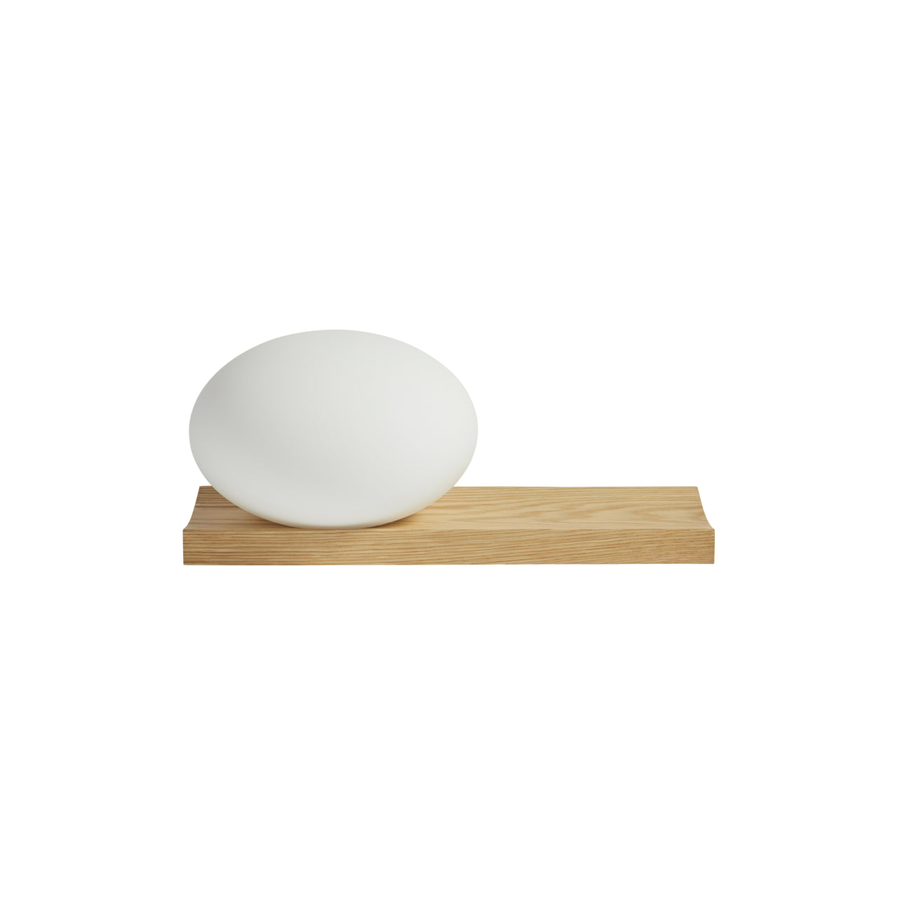 Dew Table/Wall Lamp: White Pigmented Oak