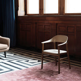 Herit Armchair: Upholstered