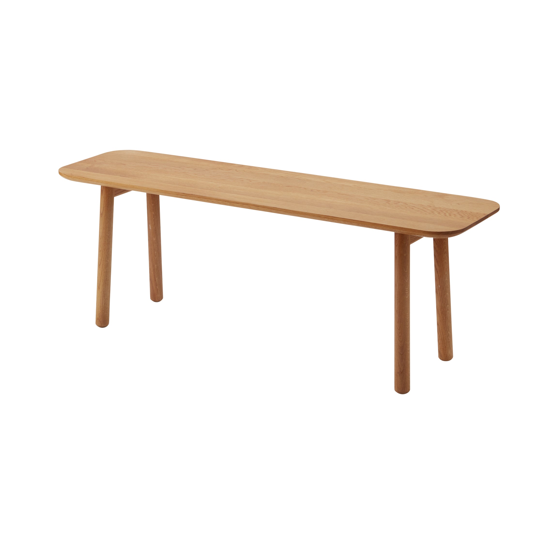 Hven Bench: Without Cushion + Oiled Oak