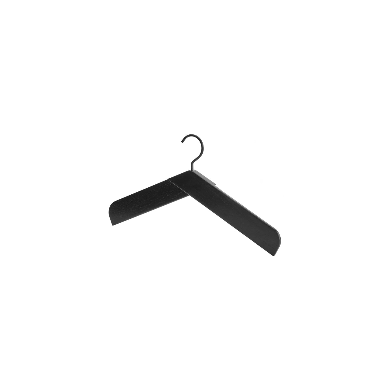 Collar Hanger: Oak + Black Aluminum